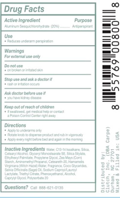 Label (Carpe Eucalyptus Back)